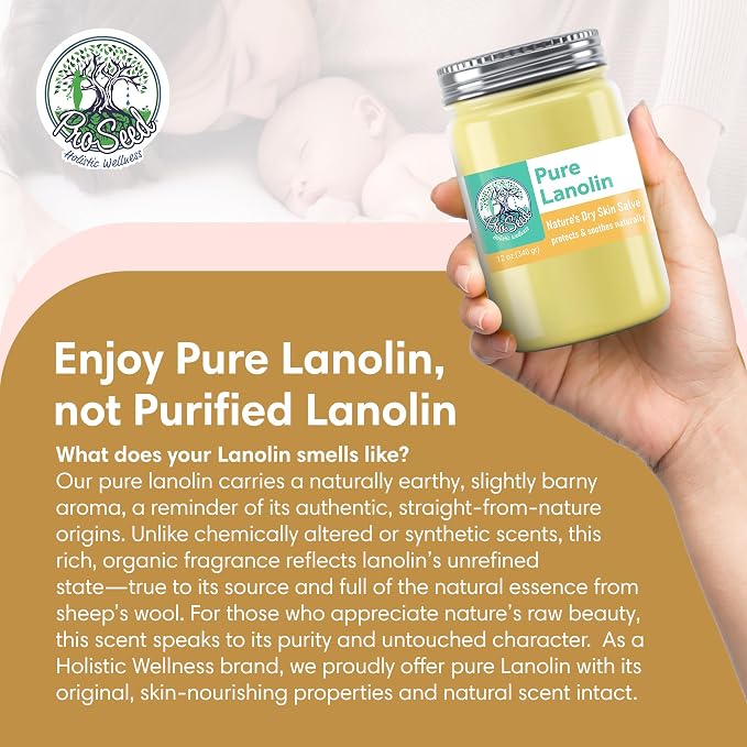 ProSeed Handmade Pure Lanolin Cream – Unrefined Balm - Image 5