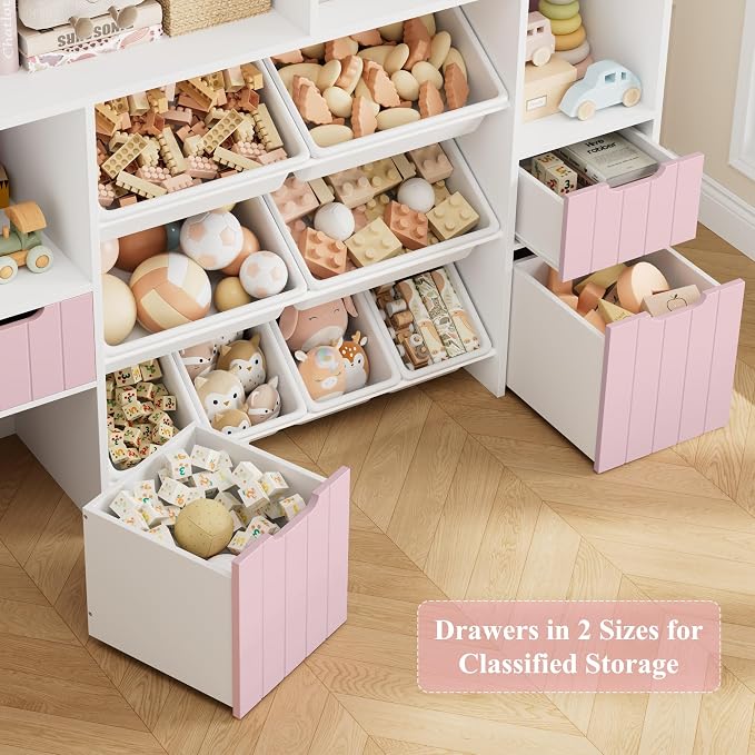 HORSTORS 55" W Toy Storage Organizer - Image 5