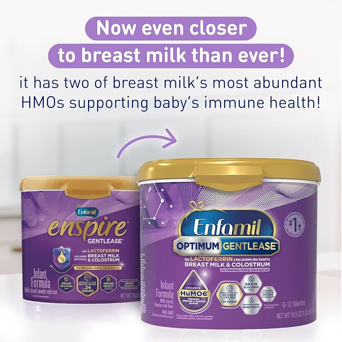 Enfamil Optimum Gentlease, Our Closest Formula to Breast Milk, - Image 2