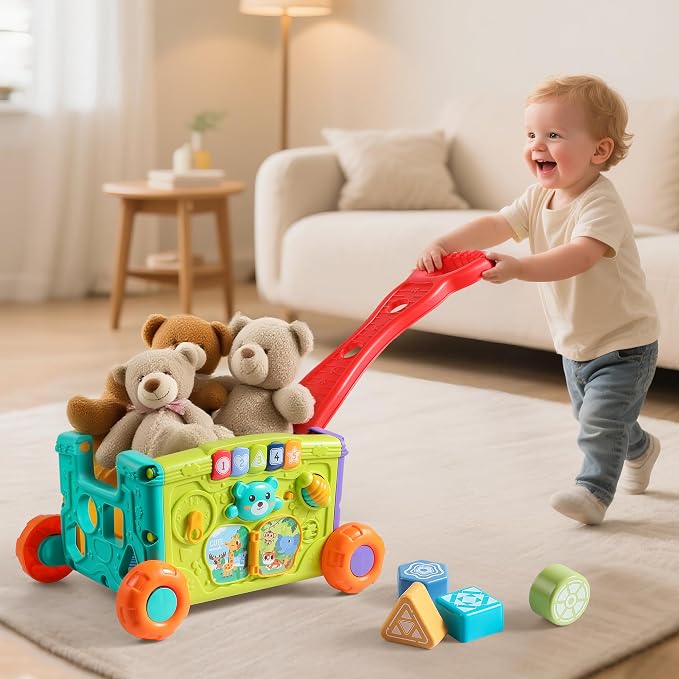 Musical Push Walker Toy for Toddlers 18+ Months - Image 2