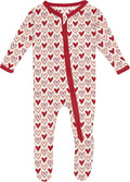 KicKee Full of Hearts Footie by KicKeePants
