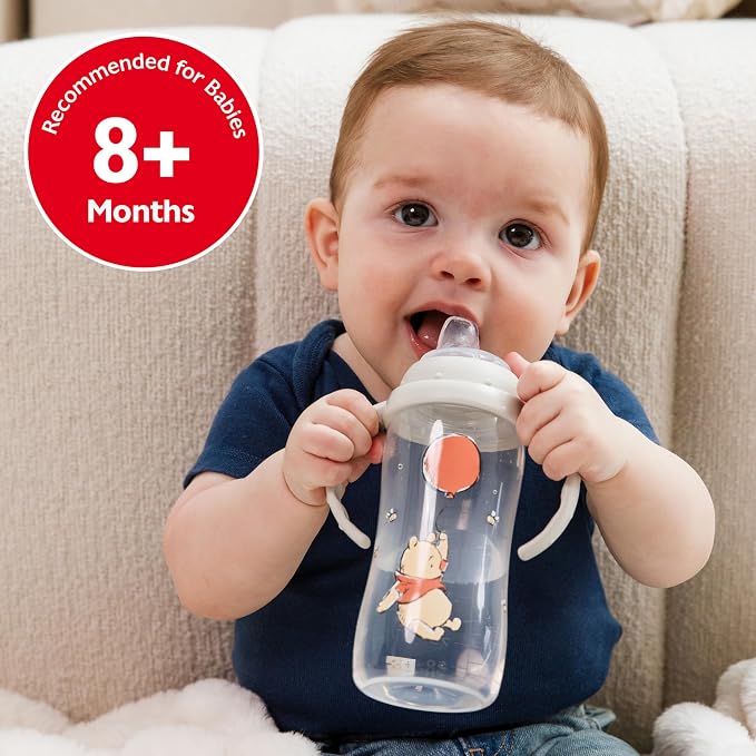 NUK Learner Cup, 10 Oz, Pooh Bear – Soft Spout, Easy-Grip Handles, BPA Free - Image 5