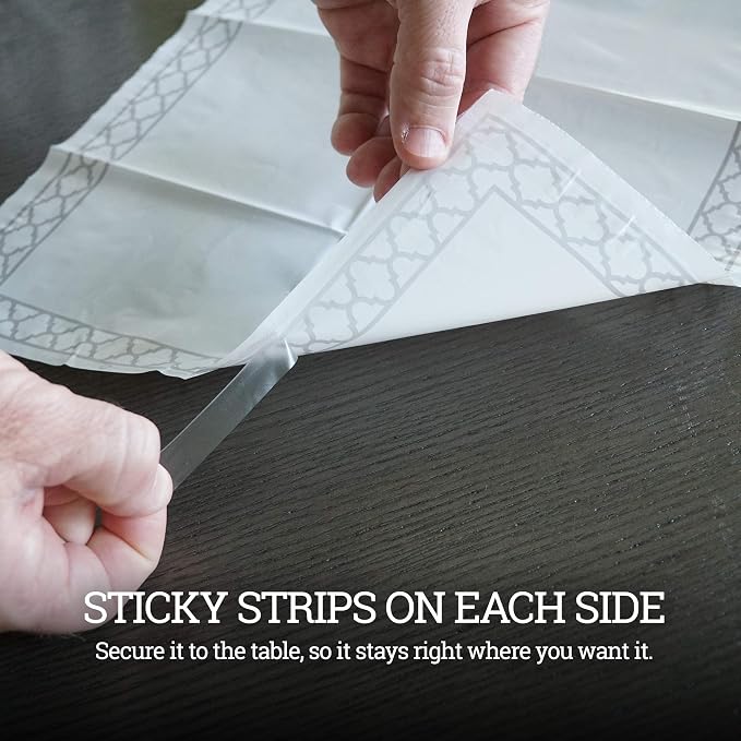White Disposable Placemats for Baby, Adults - Image 6