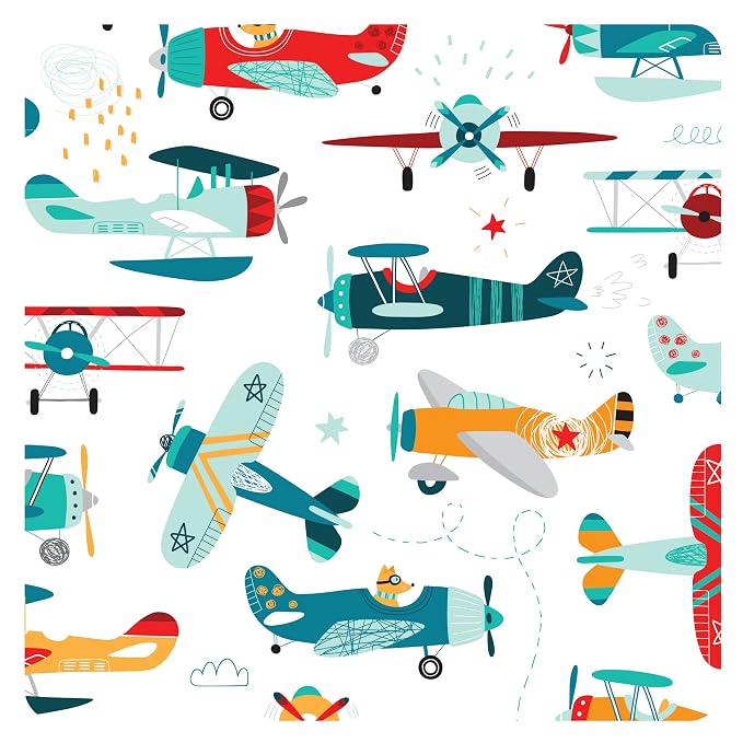 BapronBaby Retro Airplanes Bapron - Image 4