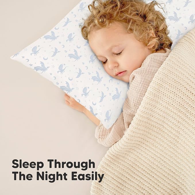 KeaBabies 2-Pack Toddler Pillow 13x18 - Image 7