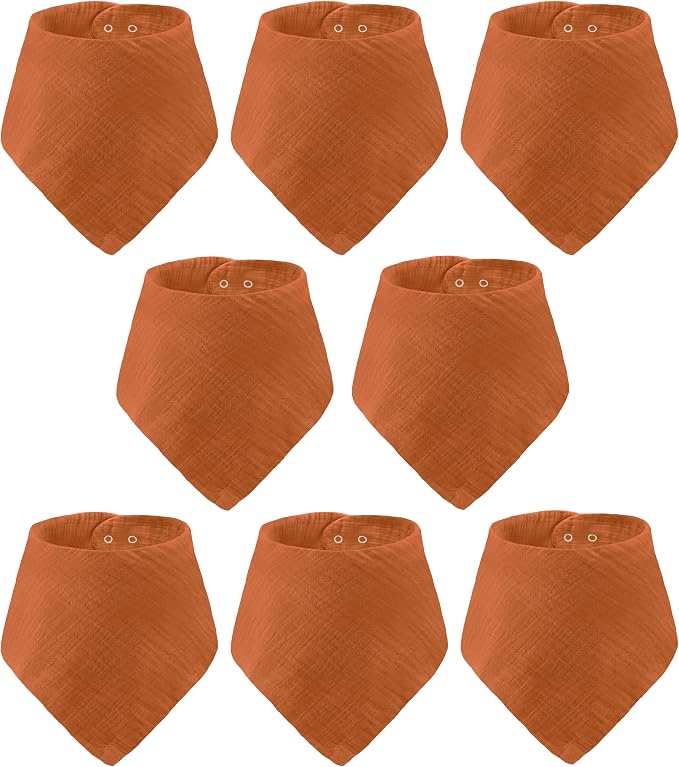 Muslin Baby bibs for drooling and teething, 100% cotton, Bibs for baby girl - Image 8