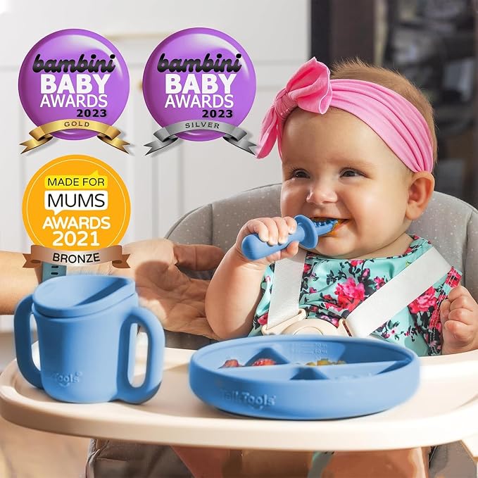 TalkTools Itsy Plate Must-Have Silicone Baby Plates - Image 5