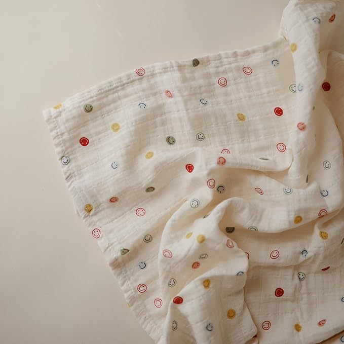 mushie Muslin Baby Swaddle Blanket | 100% Organic Cotton - Image 2