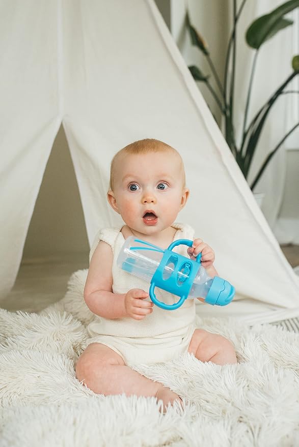 Dr. Brown's Milestones Narrow Sippy Straw Bottle, Spill-Proof - Image 5