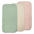 mushie Waterproof Changing Pad Liners | 100% Organic Cotton | Set of 3 by mushie