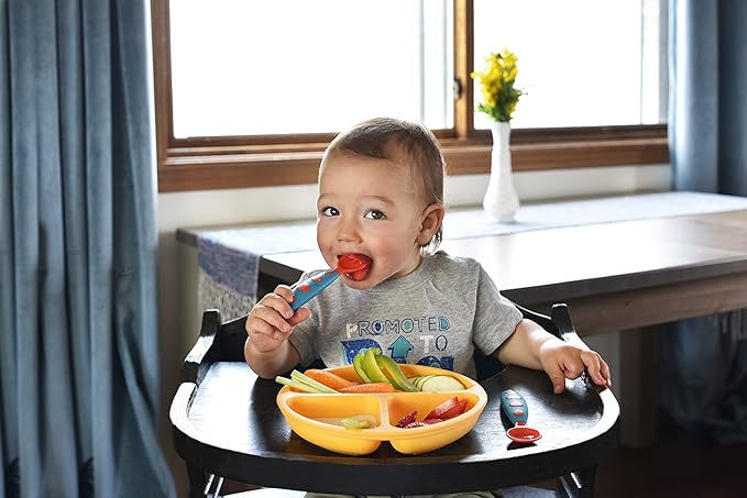 PandaEar Divided Unbreakable Silicone Baby and Toddler Plates - Image 3