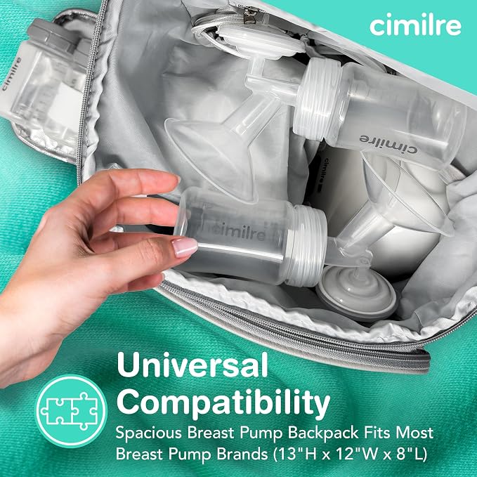 Cimilre S6+ Adjustable Rechargeable Breast Pump & Journey Breast Pump Backpack - Image 8
