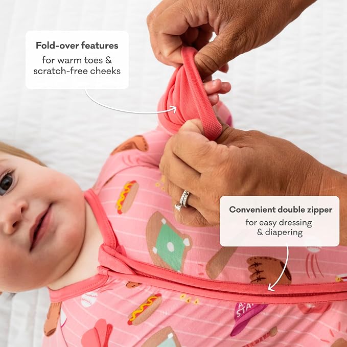 Little Sleepies Pajamas for Baby Boys & Girls, Viscose from Bamboo Baby Pajamas - Image 4
