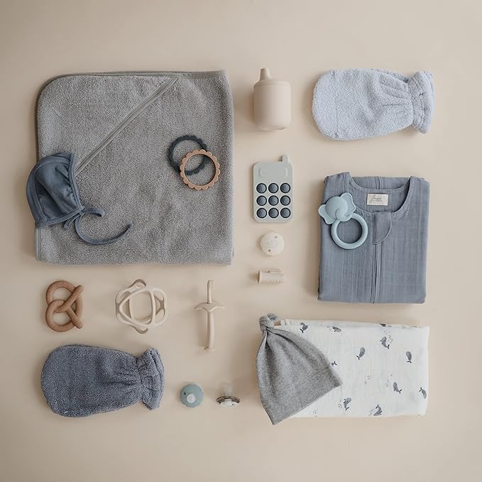 mushie Baby Hooded Towel | Organic Cotton - Image 6