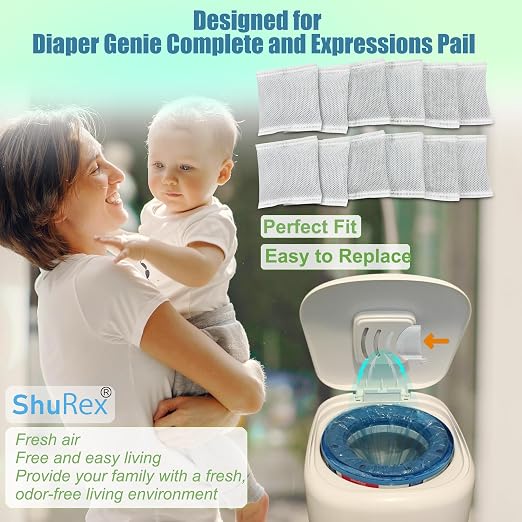 12 Pack Diaper Pail Carbon Filters - Image 7