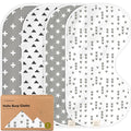 KeaBabies 4-Pack Baby Burp Cloths Baby Girl, Boy by KeaBabies