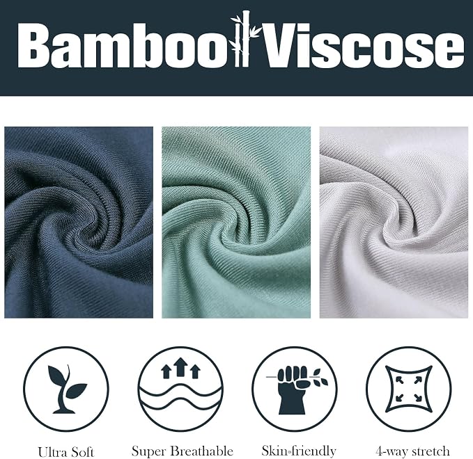 OPAWO Bamboo Baby Pajamas 3 Pack, Double Zipper Bamboo Sleepers - Image 4