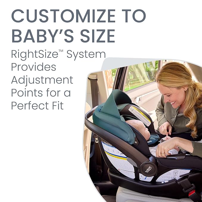 Britax Willow Brook S+ Baby Travel System, Infant Car Seat and Stroller Combo - Image 5