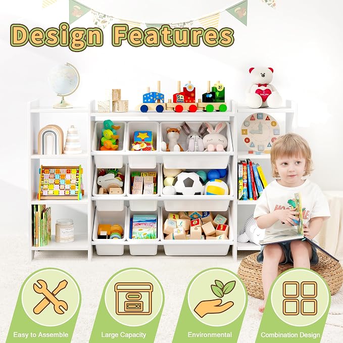 MallBest 4-Tier Kids' Toy Storage Organizer Shelf - Image 7