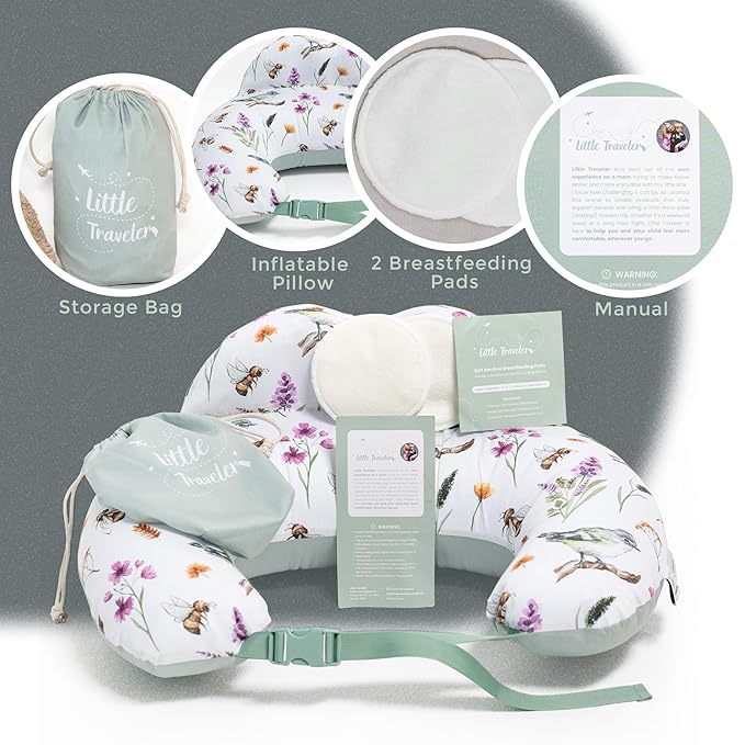 New Inflatable Breastfeeding Pillow & Travel Nursing Pillow - Image 3
