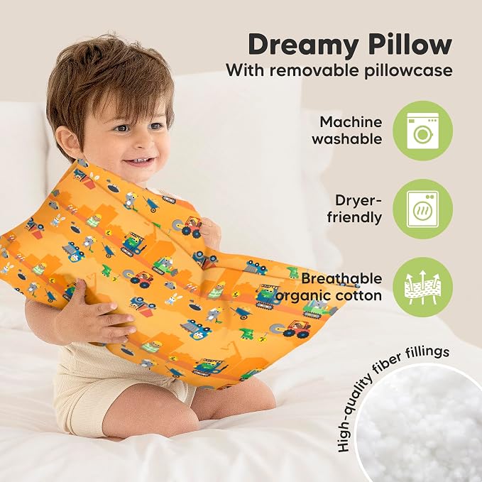 Toddler Pillow with Pillowcase - Image 4