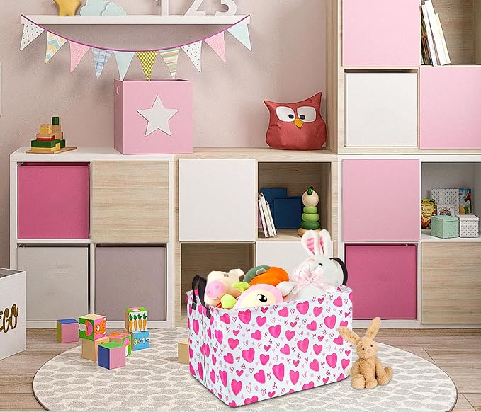 Rectangle Kids Gift Storage Basket Shelf Storage Basket Organizer Box Clothes - Image 4