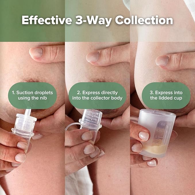 haakaa Colostrum Collectors 2ml/6pcs & Lidded Feeding Cup 25ml/1pc Set - Image 5