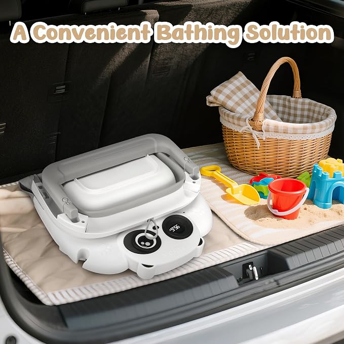 Collapsible Baby Bathtub for Newborn, Baby Bath Tub - Image 7