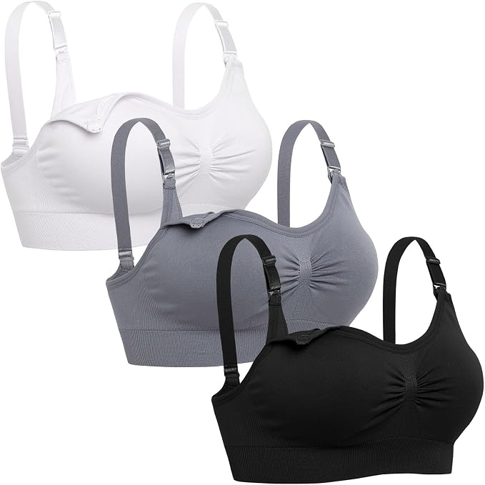 Lataly Womens Seamless Nursing Bra Sleeping Maternity Bralette by Lataly