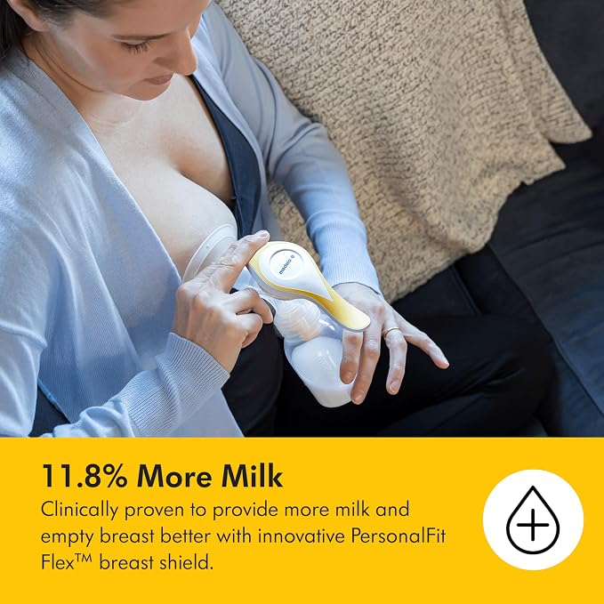 Medela Harmony Manual Breast Pump, Compact Swiss Design - Image 9
