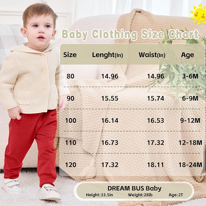 DREAM BUS Pack of 3 Toddler Jogger Pants - Image 6