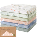 Organic Burp Cloths Baby Boy, Girl by KeaBabies