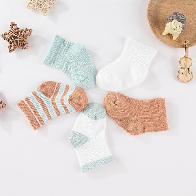 15 Pack Infant Hats Gloves Socks Unisex Baby Boy Girl Accessories Set Cotton - Image 7