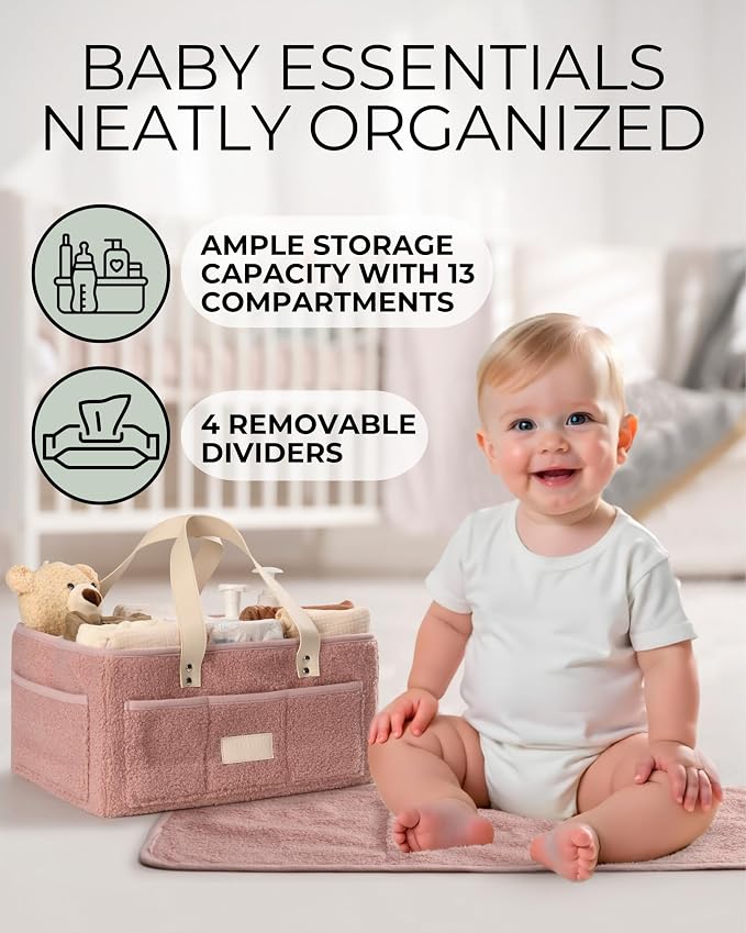 Baby Diaper Caddy Organizer - Image 3
