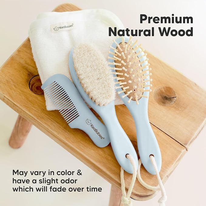 Wooden Baby Hair Brush - Image 7