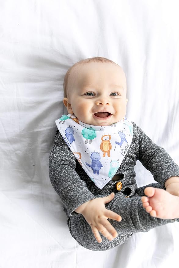 Copper Pearl Baby Bandana Drool Bibs - Image 4