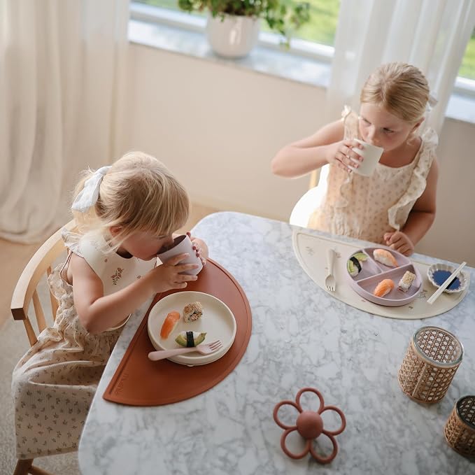 mushie Silicone Placemat for Kids | BPA-Free Non-Slip Design - Image 4