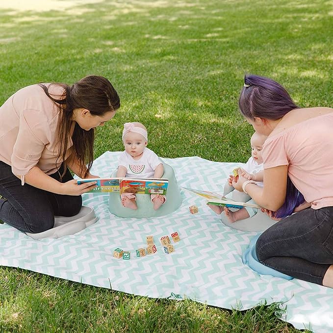 Bumbo Baby Floor Seat, Portable Infant Sit Up Activity & Eating Chair - Image 5