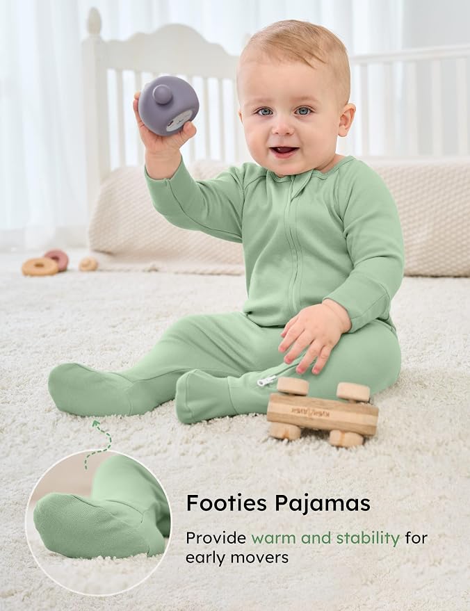 Yoofoss Baby Pajamas 100% Cotton Baby Sleepers - Image 5