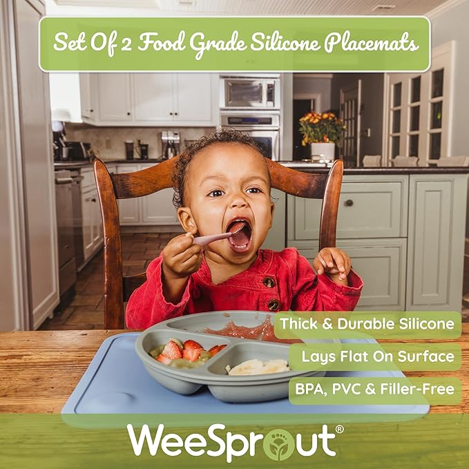 WeeSprout Silicone Suction Placemats - Image 4