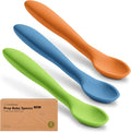 KeaBabies Silicone Baby Spoons, Self Feeding 6-12 months by KeaBabies
