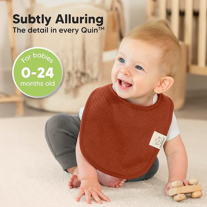 KeaBabies 8-Pack Organic Baby Bibs - Image 4