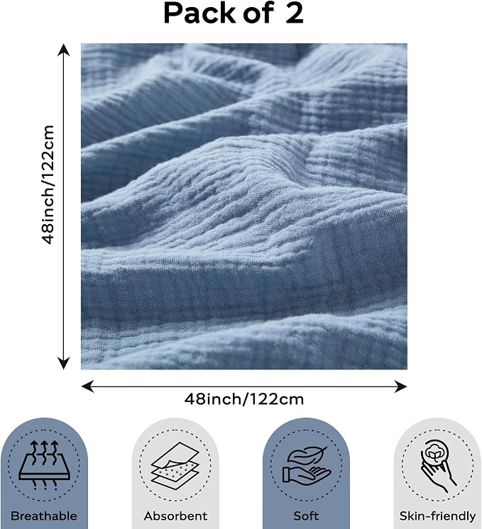 JELLYMONI Muslin Swaddle Blankets - Image 3