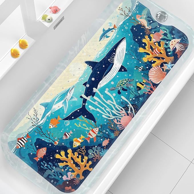 XIYUNTE Baby Bath Mat for Tub Non Slip Kids Bath Mat by XIYUNTE