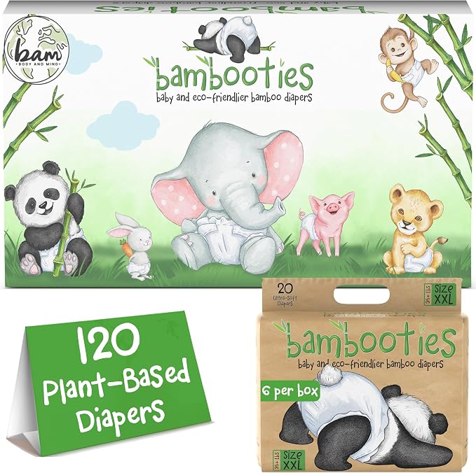 Bamboo Baby Diapers, Totally Chlorine Free by BambootiesFamily