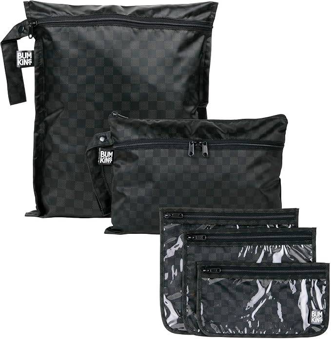 Bumkins - Waterproof Wet Bag, Wet/Dry Clutch & Clear Travel Bags - by Bumkins