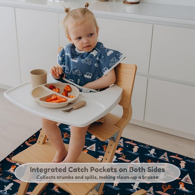 6-Layer Waterproof Baby Bib, Reversible, Adjustable, Stain Oil Resistant - Image 6