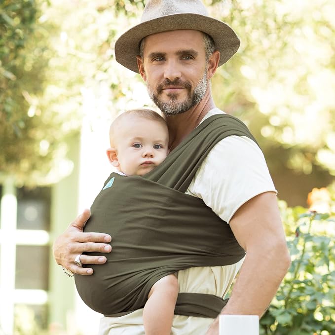 Moby Baby Wrap Carrier Classic for Newborns to Toddlers, Infant Sling Carrier - Image 4