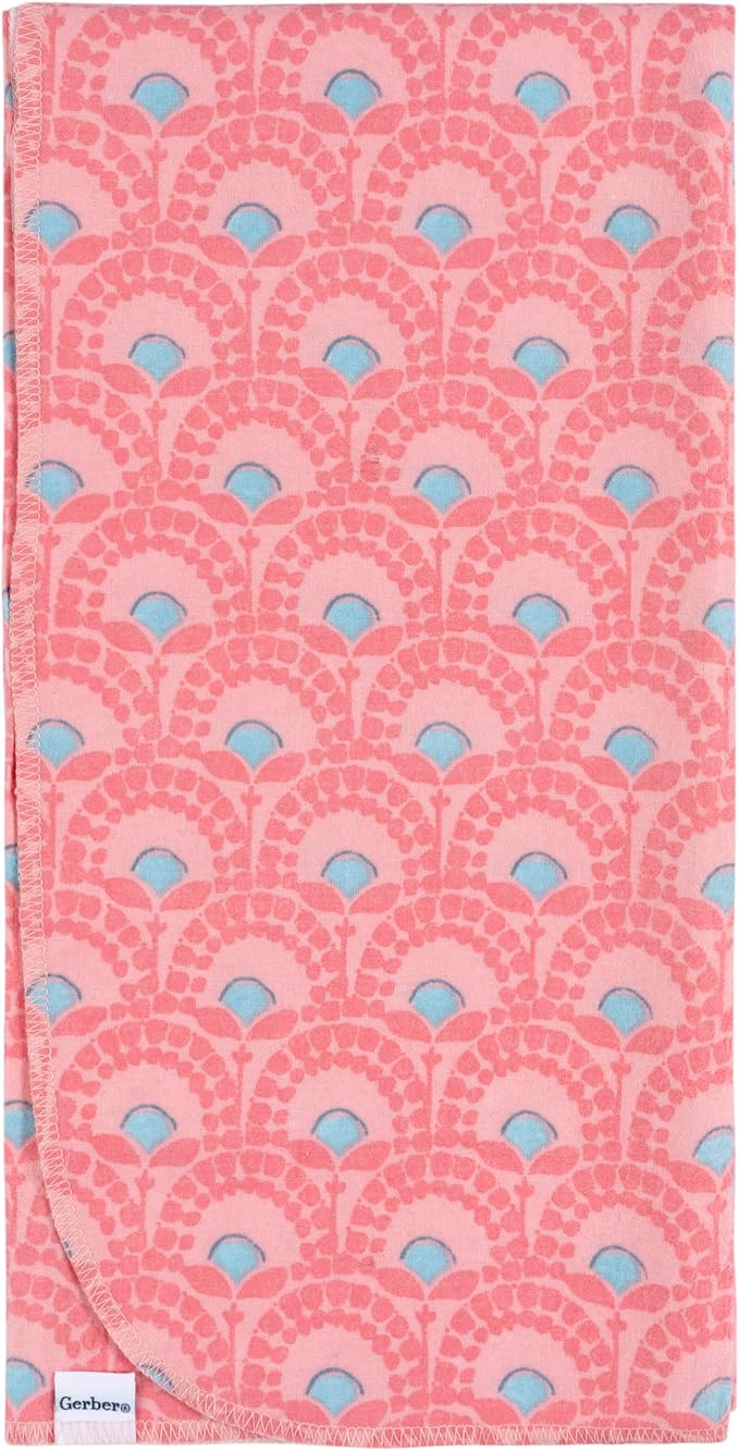 Gerber Unisex Baby 100% Cotton Flannel Receiving Blankets 30x30 Inches - Image 4
