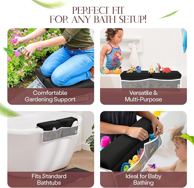 Baby Bath Kneeler & Elbow Rest Pad – Extra Thick Foam Pads - Image 6
